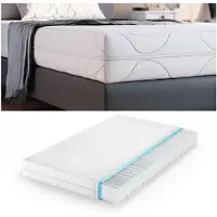 VitaliSpa Colchón de espuma fría Blanco 120 x 200 cm 20 cm de altura, Model 12579