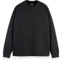 Scotch & Soda Core - 3 Crosses Sweatshirt Black Talla: L | Jerséis Outlet | Hombre | Negro