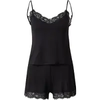Hunkemoller Pijama de pantalón corto negro