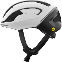 POC - Cascos para bicicleta - Omne Beacon MIPS Hydrogen White Matt/Uranium Black Matt - Talla 55-58 cm - Blanco
