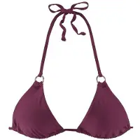 LASCANA Top de bikini 'Kati' burdeos