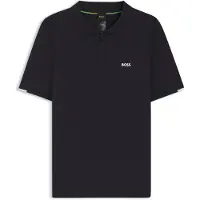 BOSS para hombre. 50541961 Polo Ever-X PS azul oscuro (S), Casual, Algodón, Manga corta, Marino, outlet 2026.