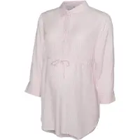 Mamalicious Blusa 'MLNICOLA LIA' rosa / blanco