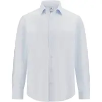 Boggi Milano Camisa azul claro / blanco