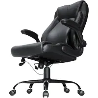 Sans marque Silla de oficina de lujo – Silla de dirección – Cuero sintético (PU) – Altura ajustable – Ergonómica – Color – Capacidad de carga hasta 150 kg
