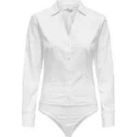 JDY Body de blusa blanco