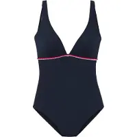 s.Oliver Traje de baño marino / rojo / blanco
