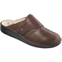 Finn Comfort Zapatos abiertos 'Pantolette Herren 01515 088164 Echtleder in braun' marrón