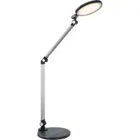 Globo Lámpara de mesa LED Konsti, altura 90 cm, negro, metal