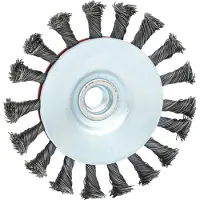 Ks Tools : Cepillo de alambre con cerdas de acero, modelo 340.0049