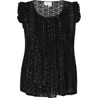 IZIA Top 'Boho' negro