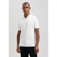 Dstrezzed Ds_bowie V-neck Polo White Talla: M | Polos Outlet | Hombre | Blanco