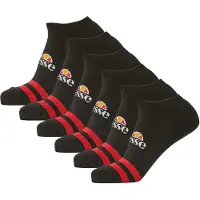 Ellesse Calcetines deportivos 'Melna' amarillo / rojo / negro / blanco