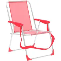 Marbueno Summer Silla Plegable Fija De Aluminio 53x56x78 Cm