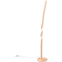 TRIO Reality Leuchten: Lámpara de pie LED GINKO, color beige, dimensiones 20x110x21.50 cm