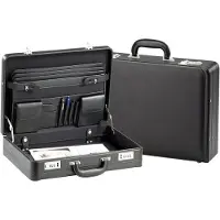 D & N Tradition Maletines rígido 46 cm Con asa expansible negro