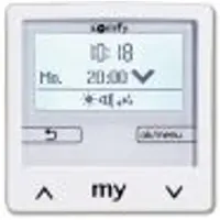 Somfy : Automatización de tiempo, viento y sol. Modelo Soliris Smoove Uno, color blanco puro