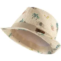Sterntaler - Kids' Straw Hat - Safari - Sombrero size 49 cm, beige