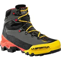 La Sportiva - Zapatillas de senderismo Hombre - Aequilibrium LT GTX Black/Yellow de Cuero - Talla 42 - Negro
