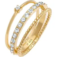 Elli Anillo oro / transparente