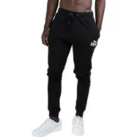Lonsdale Pantalón 'Pilsdon' negro / blanco
