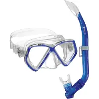 Mares Aquazone - Kid's Pirate - Kit de snorkel azul