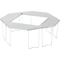Snow Peak - Mesas y sillas de camping - Jikaro Fire Ring Table - Gris