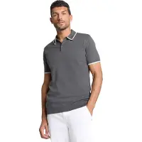 No-excess Pullover Short Sleeve Polo Button Solid Dark Steel Talla: XXL | Polos Outlet | Hombre