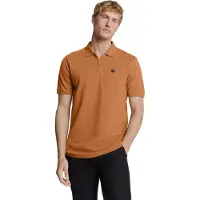 No-excess Polo Zip Pique Garment Dyed Caramel Talla: XXL | Polos Outlet | Hombre | Marrón