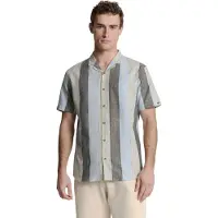 No-excess Shirt Short Sleeve Revers Collar Slub Multi Coloured Vertica Talla: 3XL | Camisas Casuales Outlet | Hombre