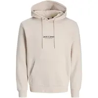 Jack & Jones Sudadera 'JWHVESTERBRO' beige / negro