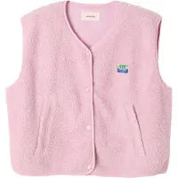 American vintage Chaleco 'HOKTOWN' rosa