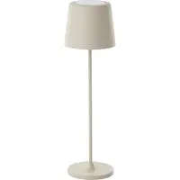 Brilliant . Lámpara exterior de pared, 37 cm, modelo Kaami, color blanco, IP44, regulable, con LED integrado