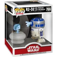 Funko POP! Figura Star Wars Deluxe Leia Vinyl R2d2 With 9 Cm