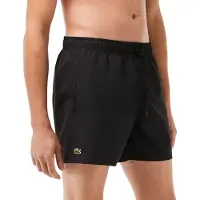 Lacoste Bermudas verde oscuro / rojo / negro / blanco