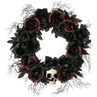 Atosa Corona De Halloween Luz 60 Cm