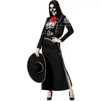 Atosa Disfraz De Mujer Esqueleto Mexicana