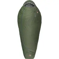 Grüezi Bag - Biopod Wolle Survival XXL Wide - Saco de dormir fibra sintética size 205 cm, verde