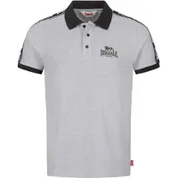 Lonsdale Camiseta 'Setter' gris moteado / negro / blanco