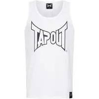 TAPOUT Camiseta 'Tipton Singlet' negro / blanco