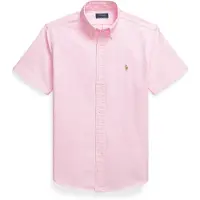 Ralph Lauren para hombre. 710850782007 Camisa oxford Custom Fit rosa (M), Casual, Algodón, Manga corta, outlet 2026.