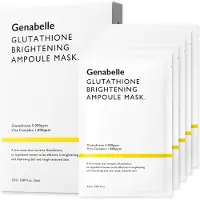 Genabelle - Glutathione Brightening Ampoule Mask Set 25ml x 5 sheets