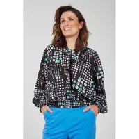 DIDI Blouse Lima Black With Secret Dot Print Talla: 42 | Blusas Outlet | Mujer | Negro