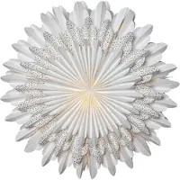 Star Trading , Estrella de Navidad, diseño "Snow", diámetro 500 mm, color blanco
