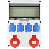 Doktorvolt Distribuidor de energía para construcción, modelo TD, 2x32A, 4x230V, marca , número de modelo 2176