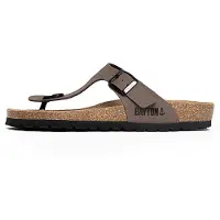 Bayton Sandalias de dedo 'Mercure' marrón / negro