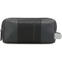 Piquadro Urban Neceser Piel natural 23 cm gris
