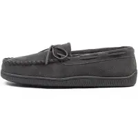 Minnetonka Mocasines 'Pileline' gris oscuro