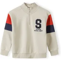 MINOTI Sudadera navy / rojo / negro / blanco