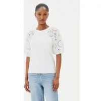 French Connection Rosana Anglaise Top Linen White Talla: XS | Pantalones Formales Outlet | Mujer | Blanco